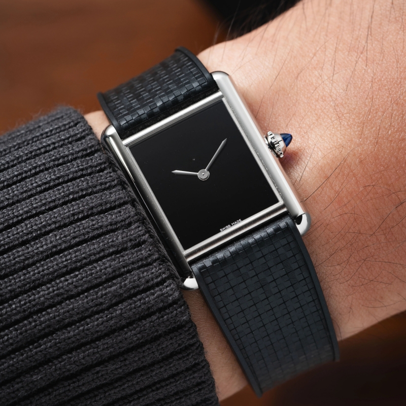 Fit for Cartier Santos Omega S - đánh giá và giá Cartier Watch Tank