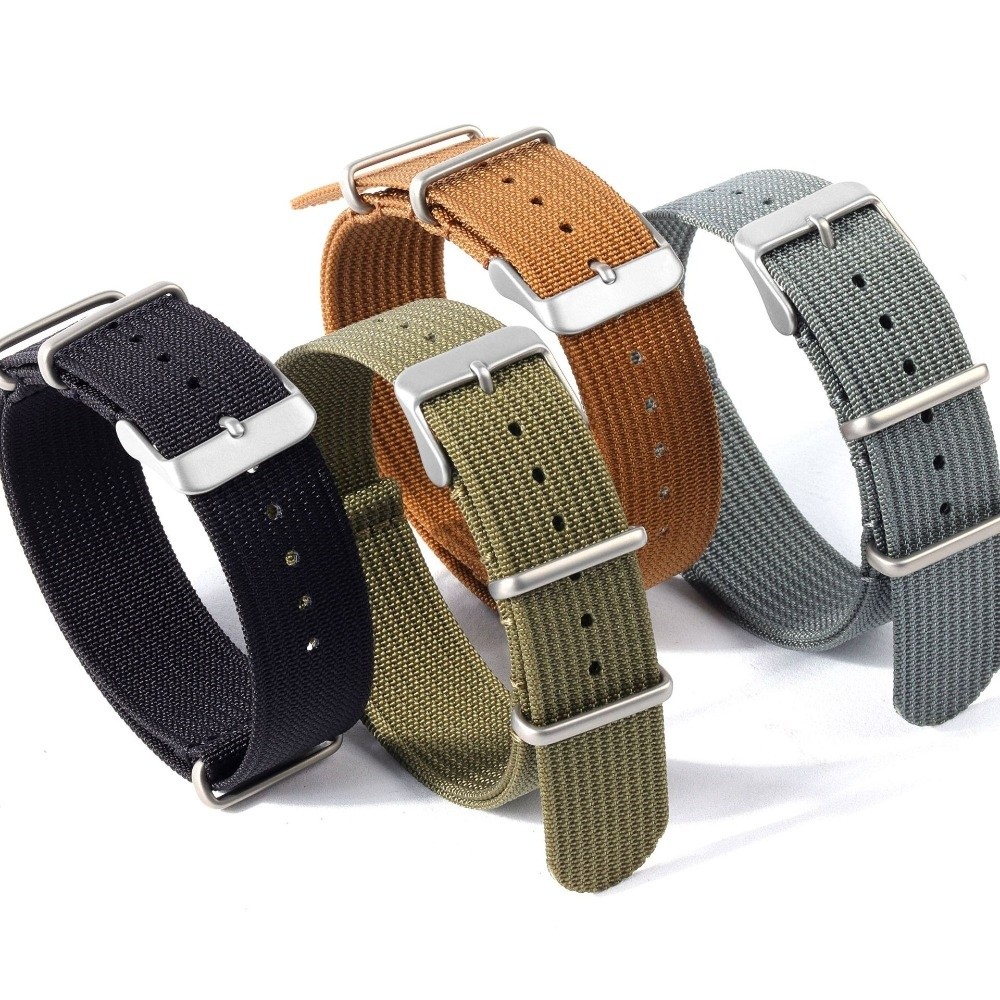 14/16/18/20/22mm NATO Watch Ba - đánh giá và giá Nato Strap Nylon