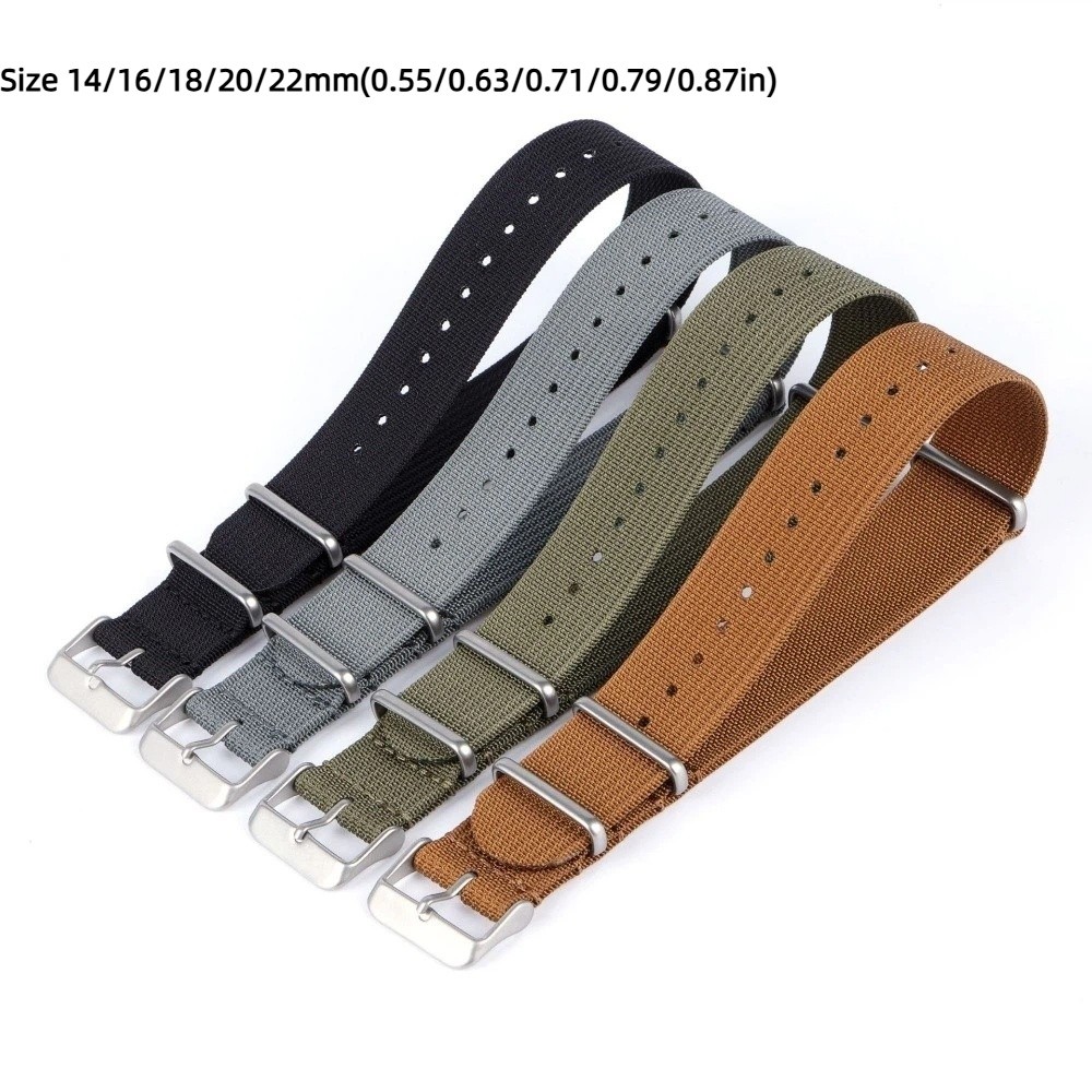 14/16/18/20/22mm NATO Watch Ba - đánh giá và giá Nato Strap Nylon