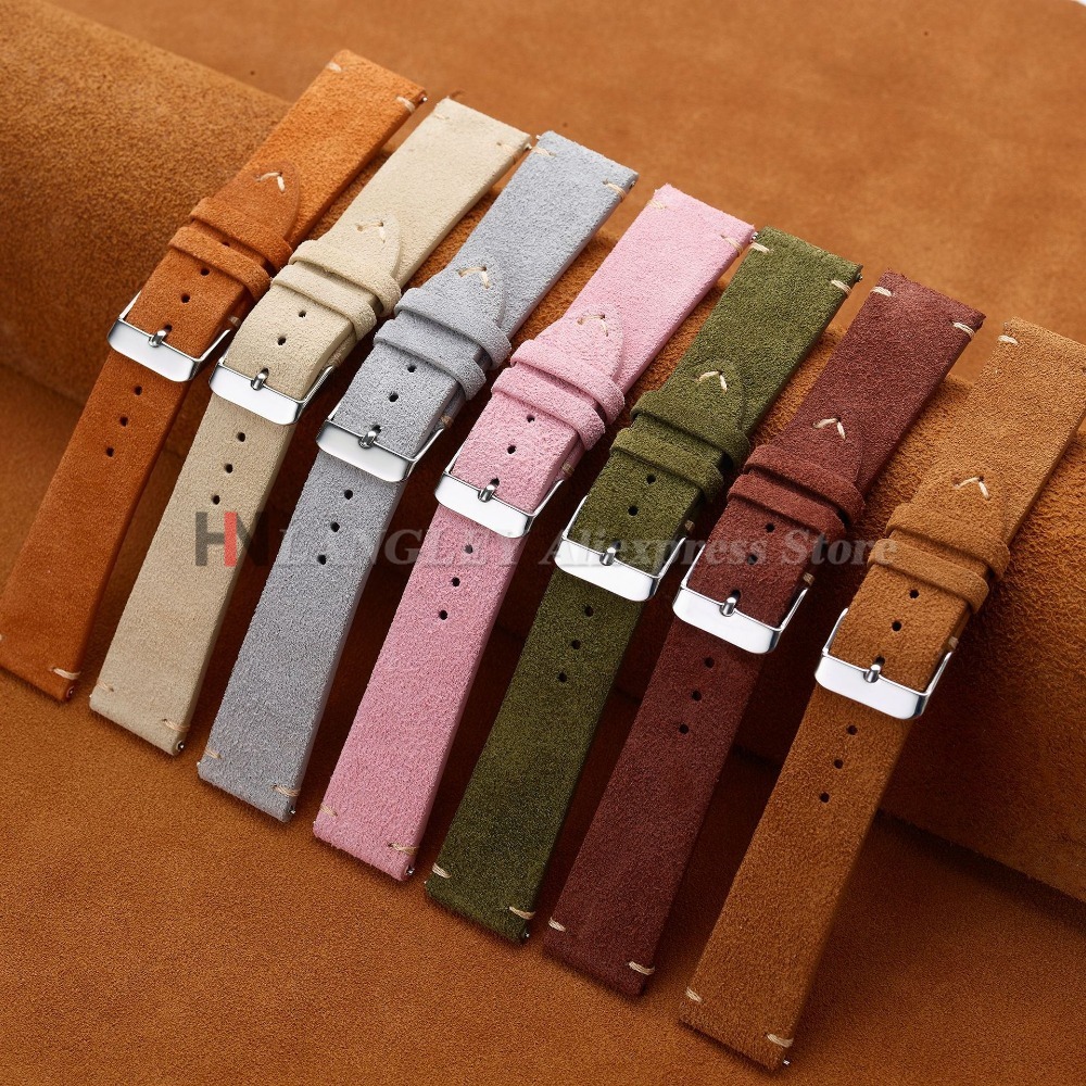 14/16mm 18mm 19mm 20mm 21mm 22 - đánh giá và giá Suede Strap Watch