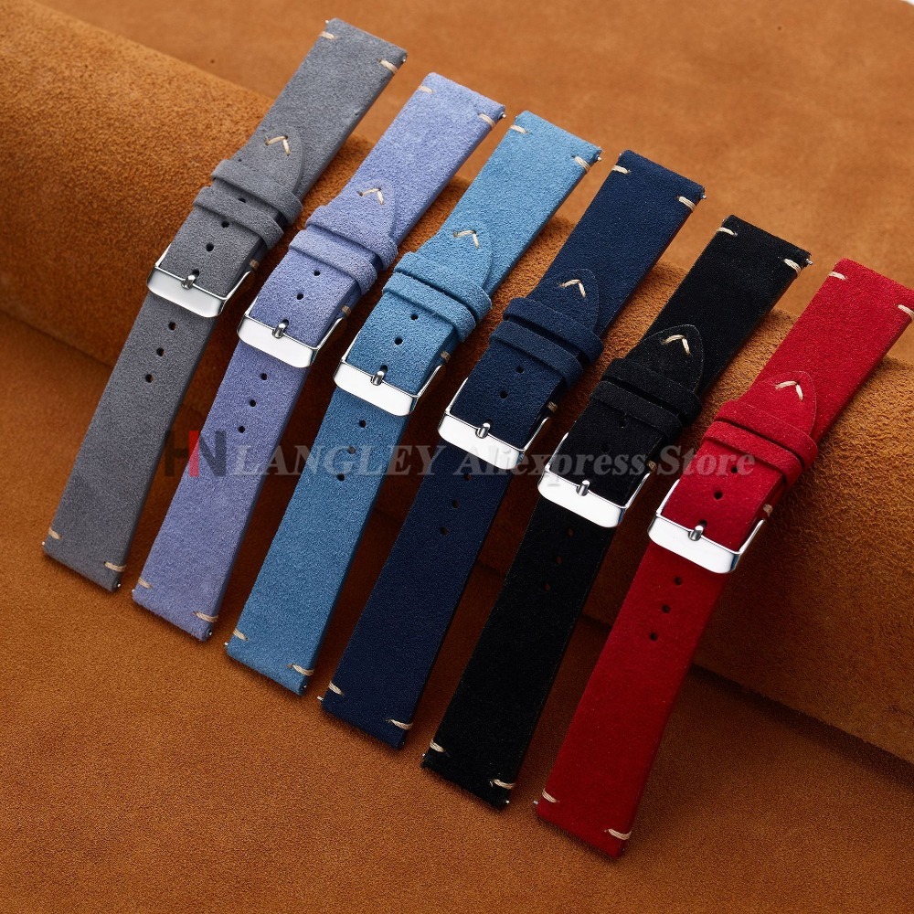 14/16mm 18mm 19mm 20mm 21mm 22 - đánh giá và giá Suede Strap Watch
