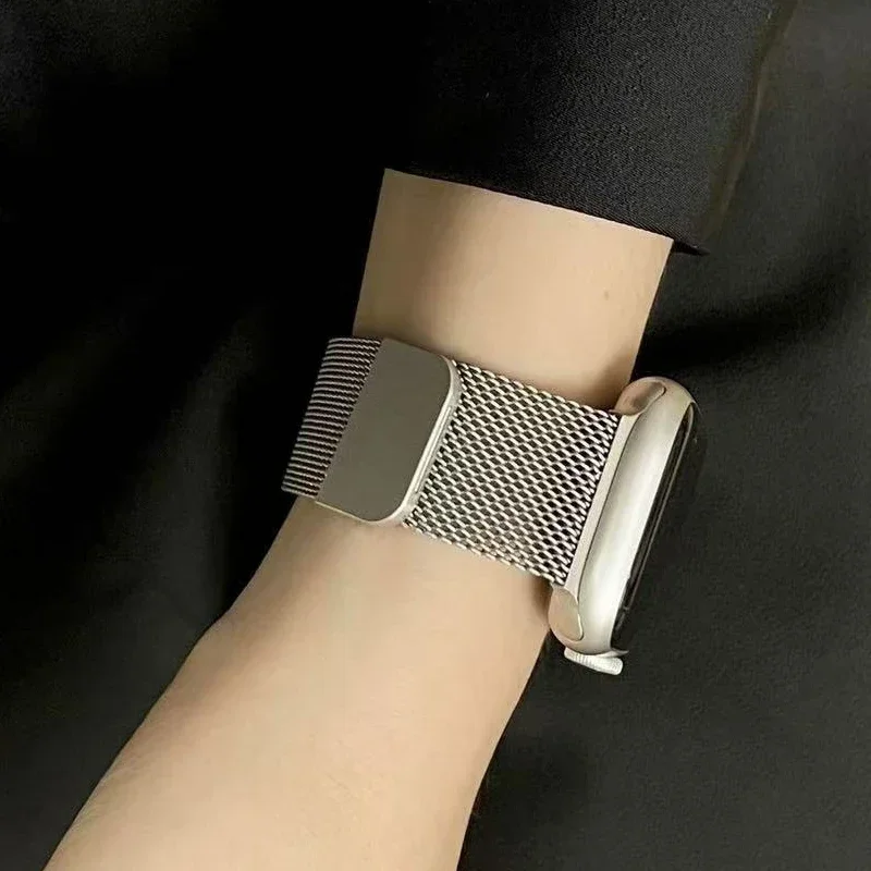 For Apple Watch 12 Strap 42mm  - đánh giá và giá Milanese Loop Magnetic